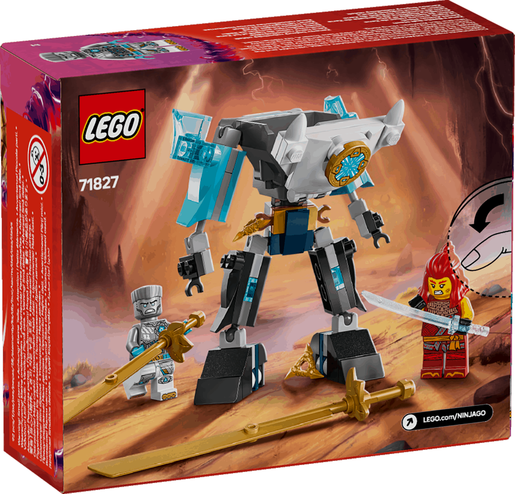 Lego Ninjago 71827 Zane's Battle Suit Mech Playset for Ages 6 and Up