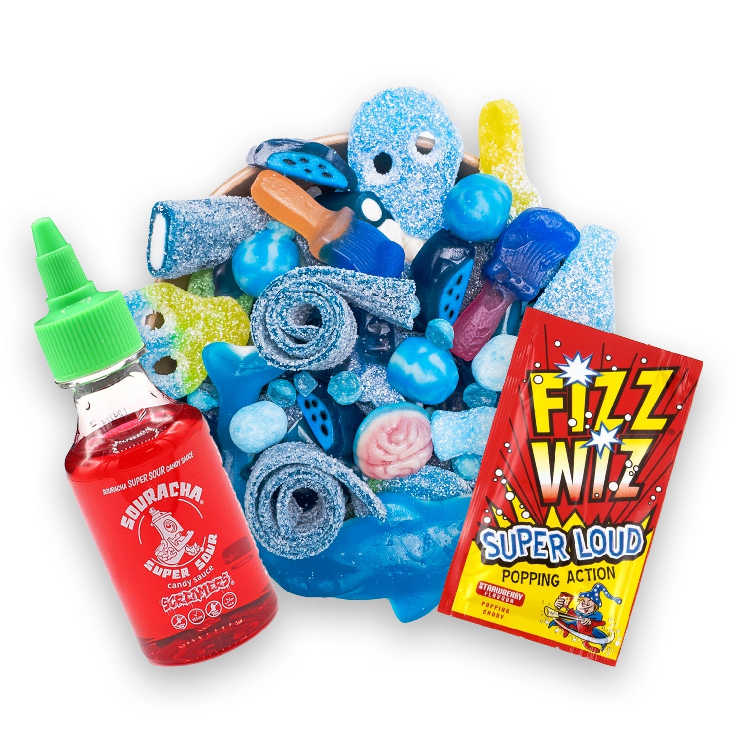 TikTok Viral Candy Bowl – Pick N Mix with Souracha Sauce & Poppin’ Candy