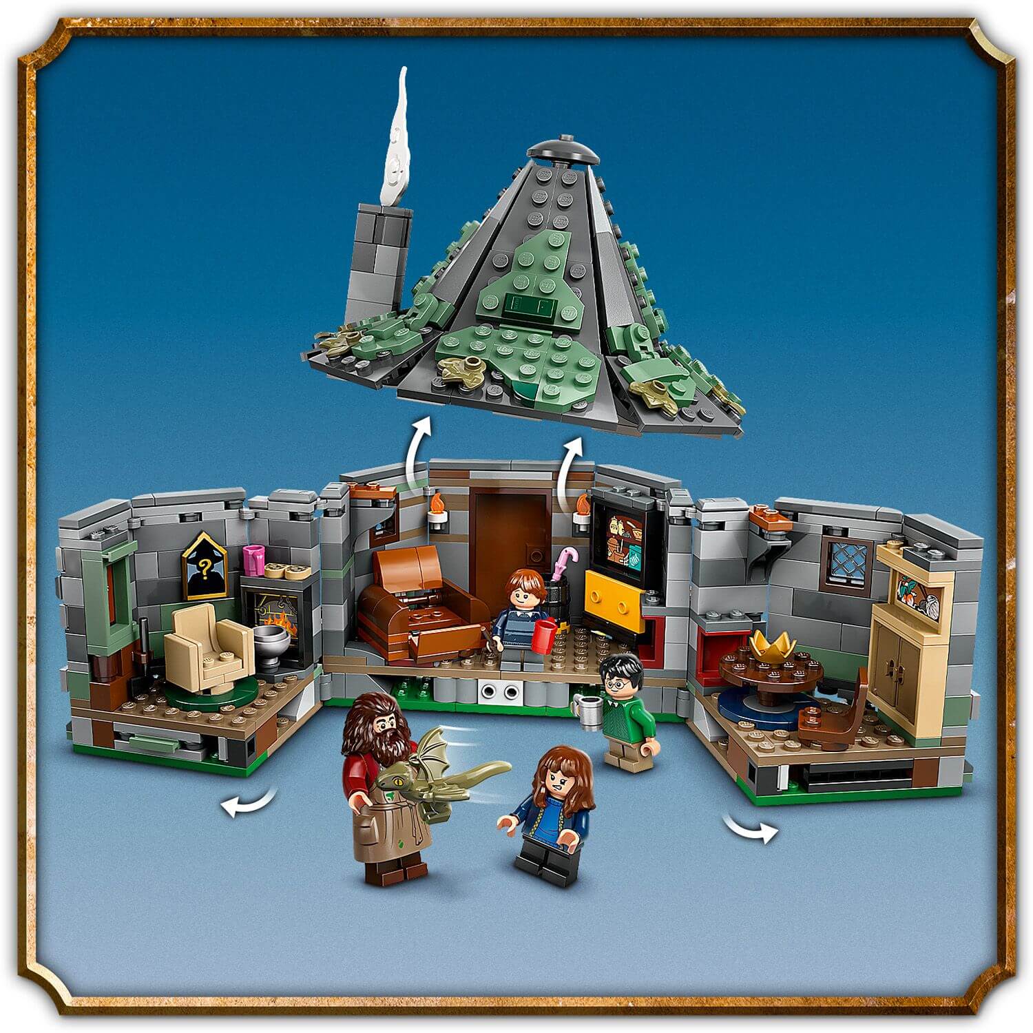 Lego Harry Potter 76428 Hagrid's Hut: An Unexpected Visit for Ages 8+