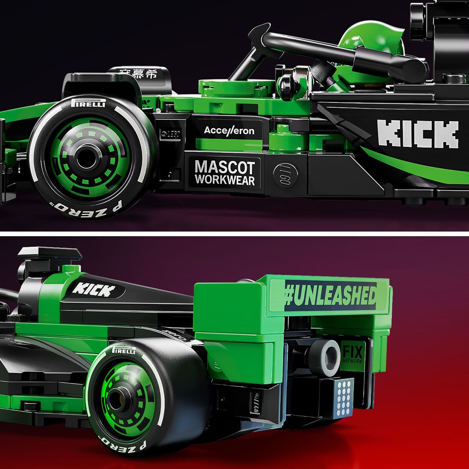 Lego Speed Champions 77247 KICK Sauber F1 Team C44 Race Car Ages 10+