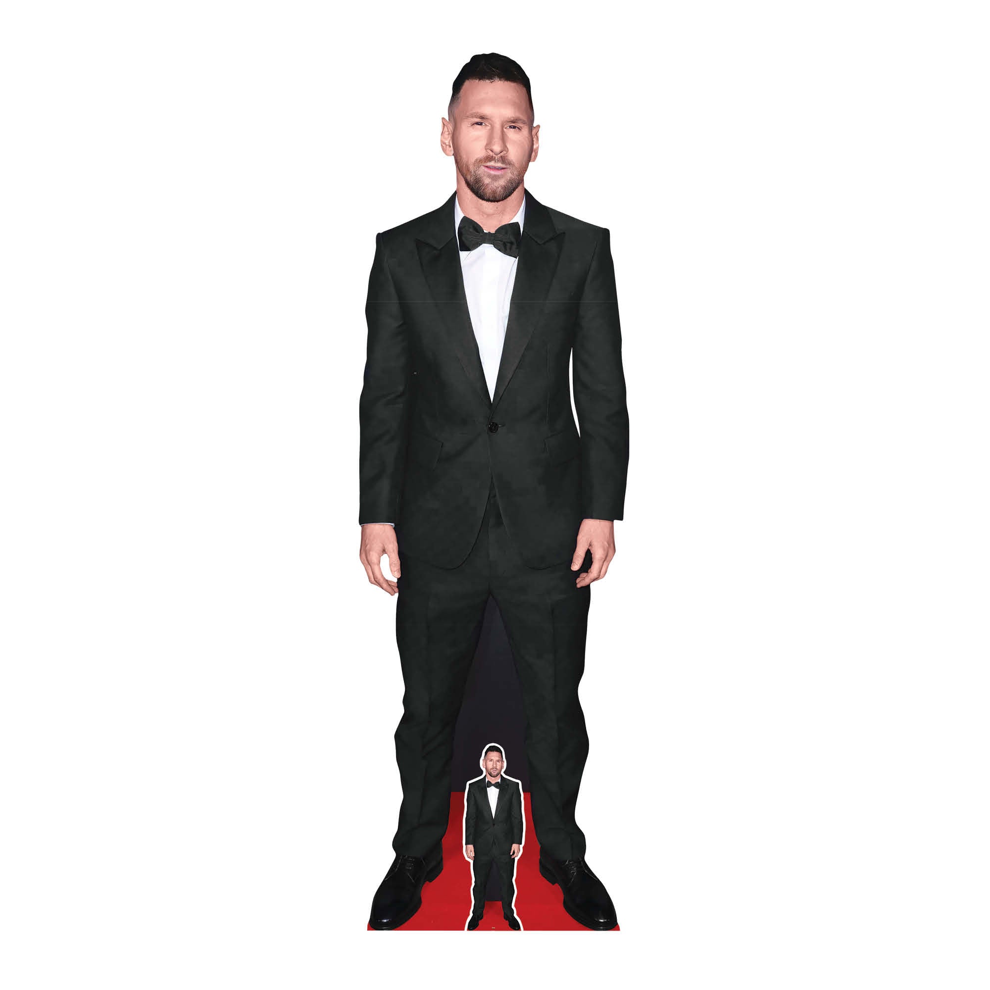 CS1170 Lionel Messi Black Suit Height 170cm Lifesize Cardboard Cut Out With Mini