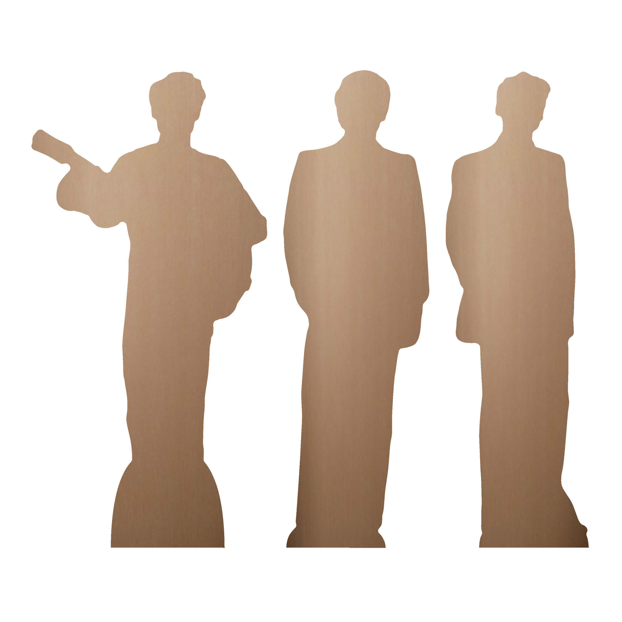 CS1193 Harry Three Pack Shelf Top Cutout  Cardboard Cut Out Height 31cm