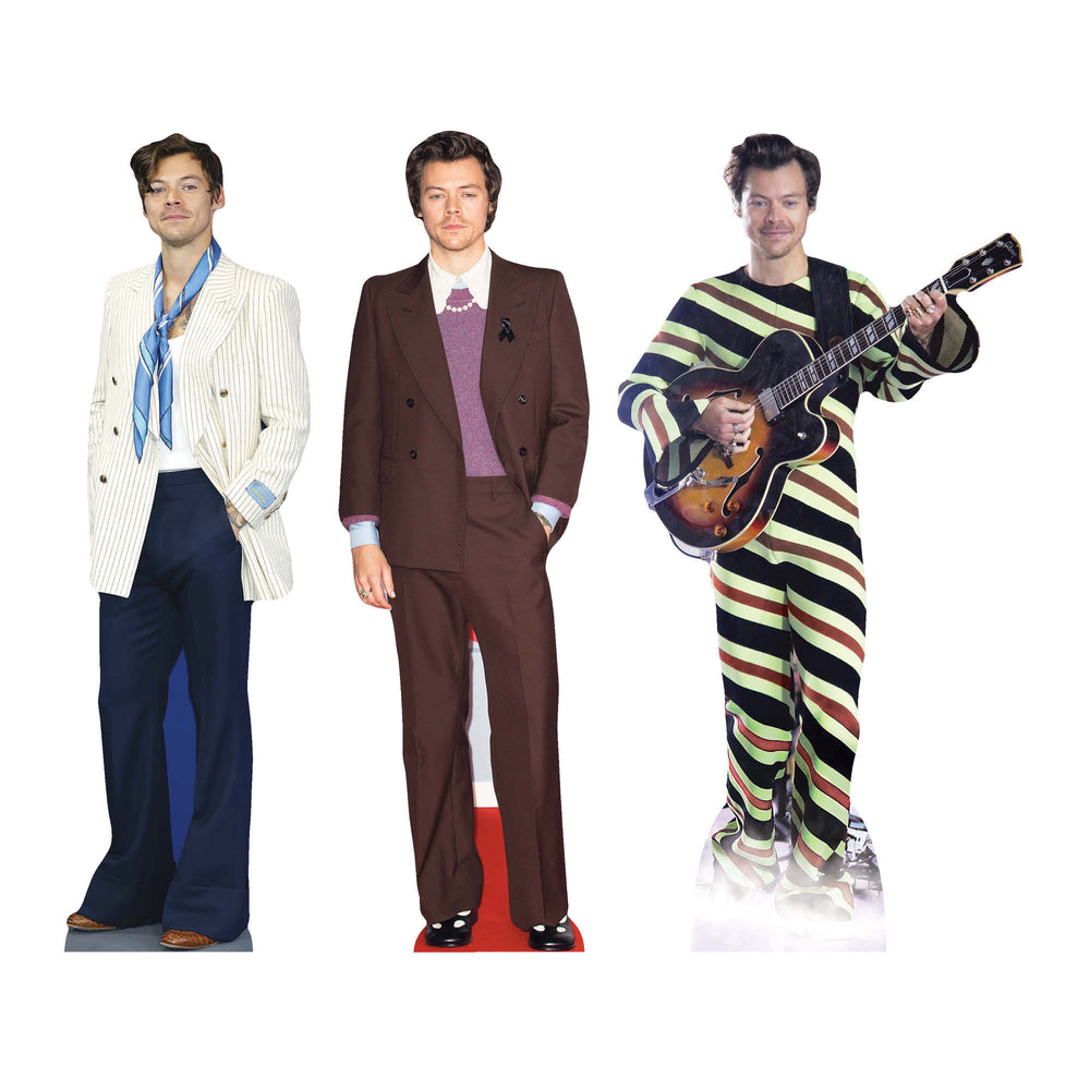 CS1193 Harry Three Pack Shelf Top Cutout Cardboard Cut Out Height 31cm