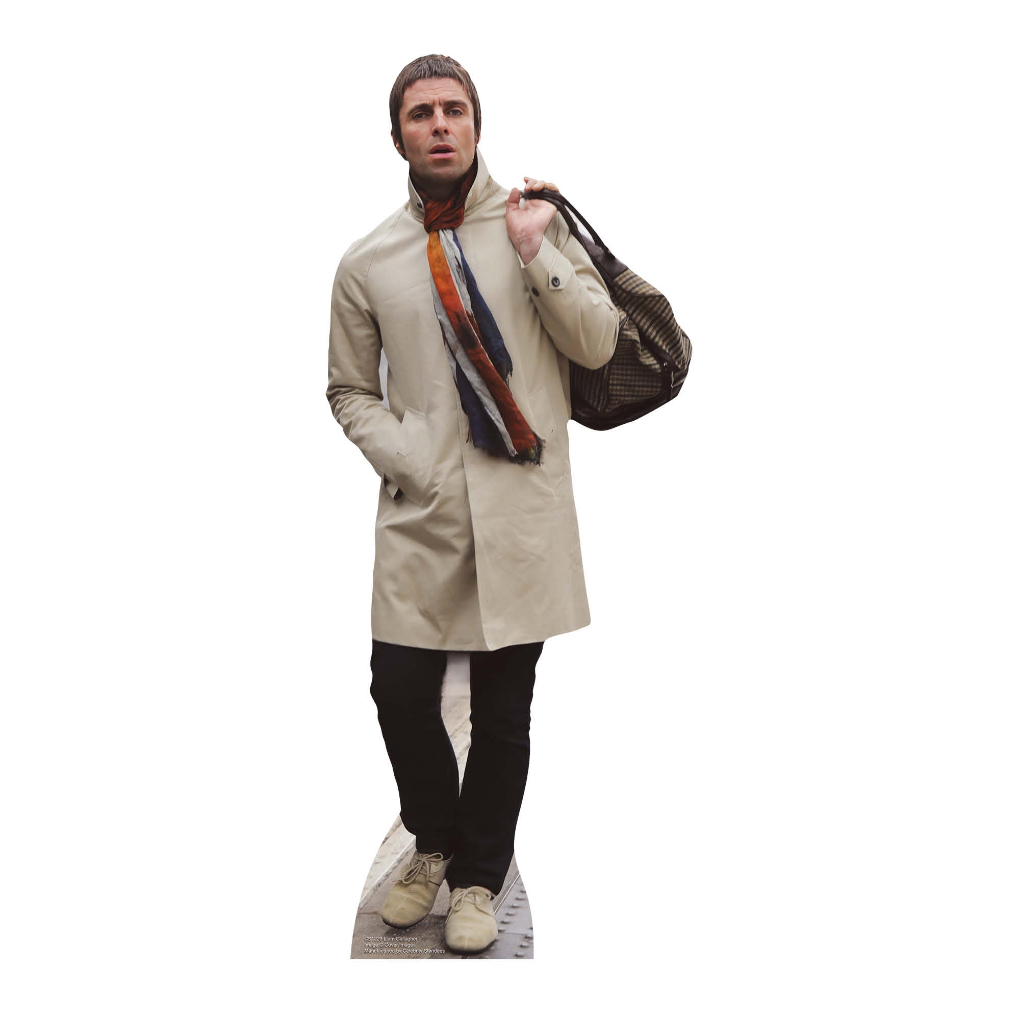 CS1229 Liam Gallagher Cream Jacket Star Mini Height 90cm