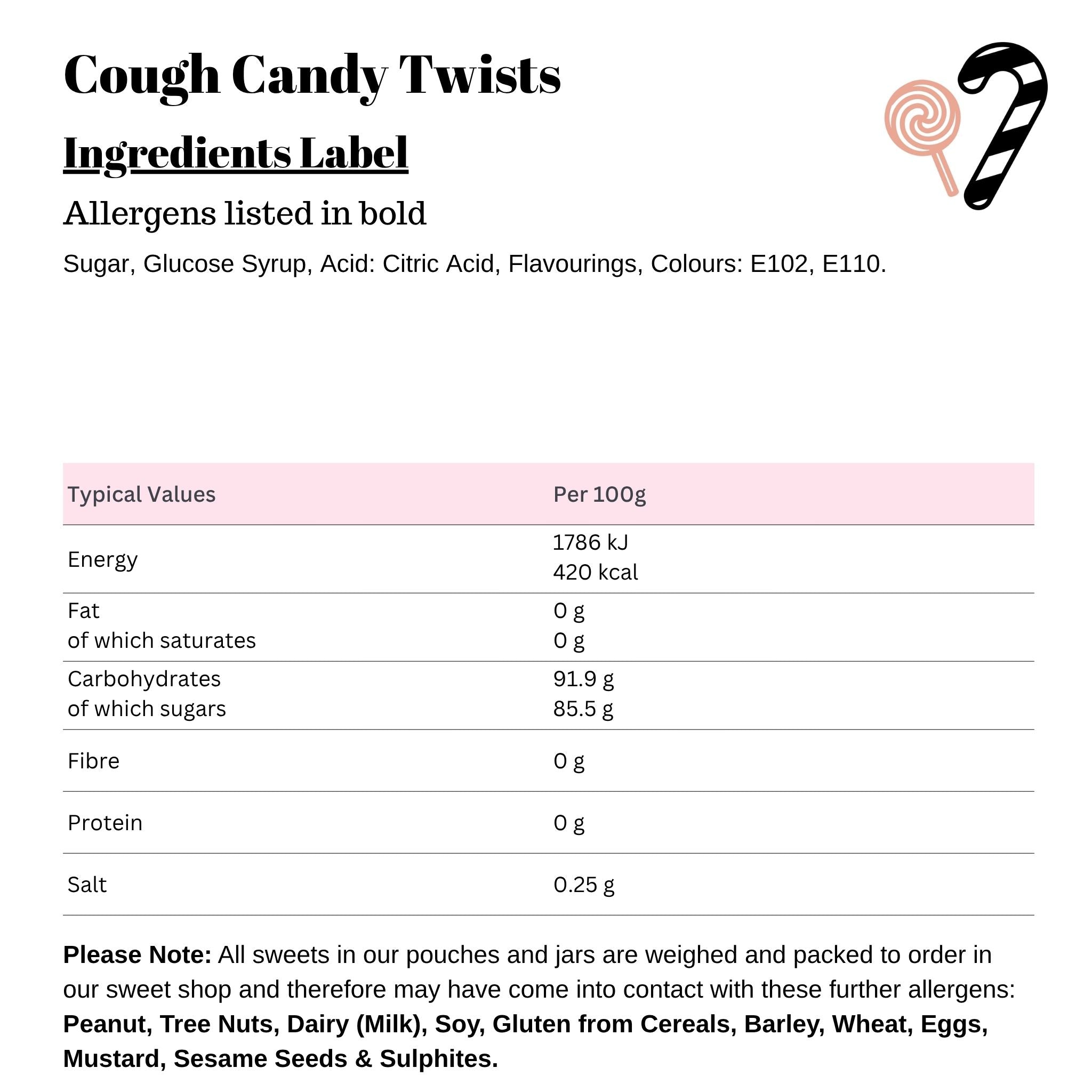 Cough Candy Twists