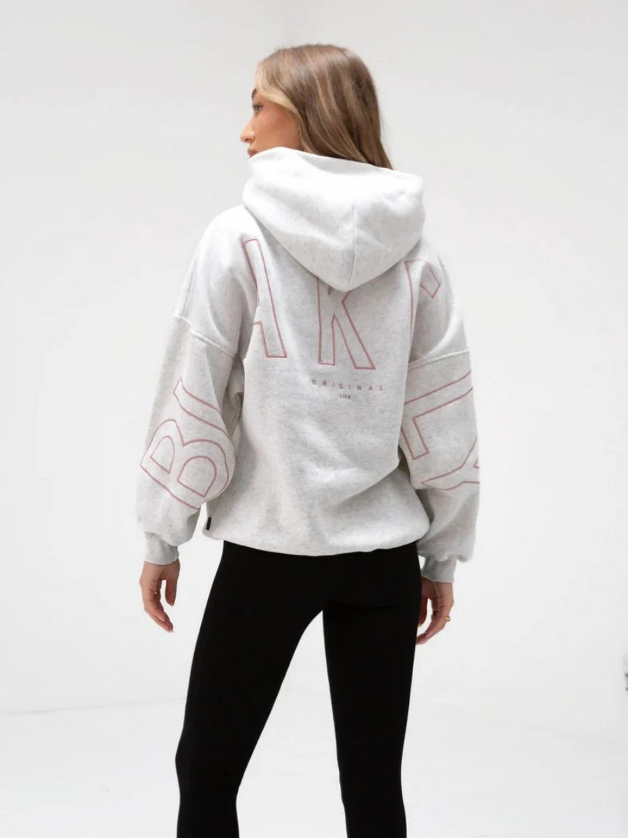 Fashionable printed thick versatile long sleeved loose hooded hip-hop hoodie