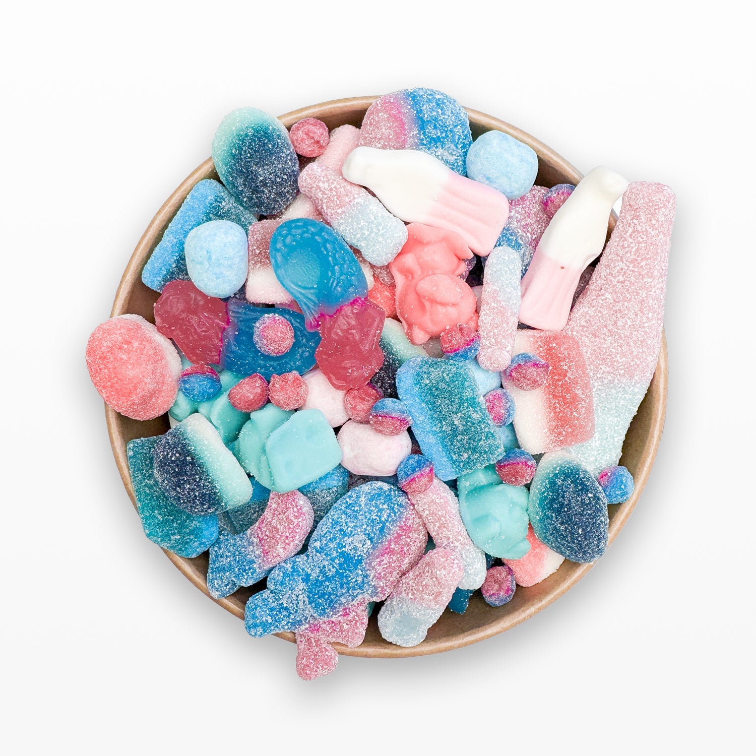 Pink and Blue Pick N Mix – Bubblegum, Blue Raspberry & Strawberry Heaven