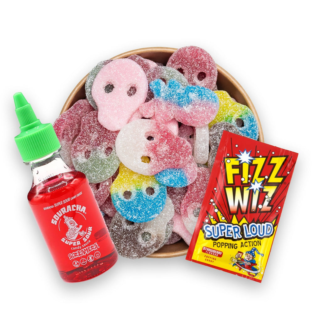 TikTok Viral Candy Bowl – Pick N Mix with Souracha Sauce & Poppin’ Candy