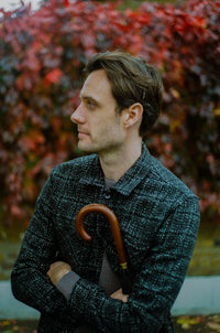 Bart Frame Overshirt - Black / White