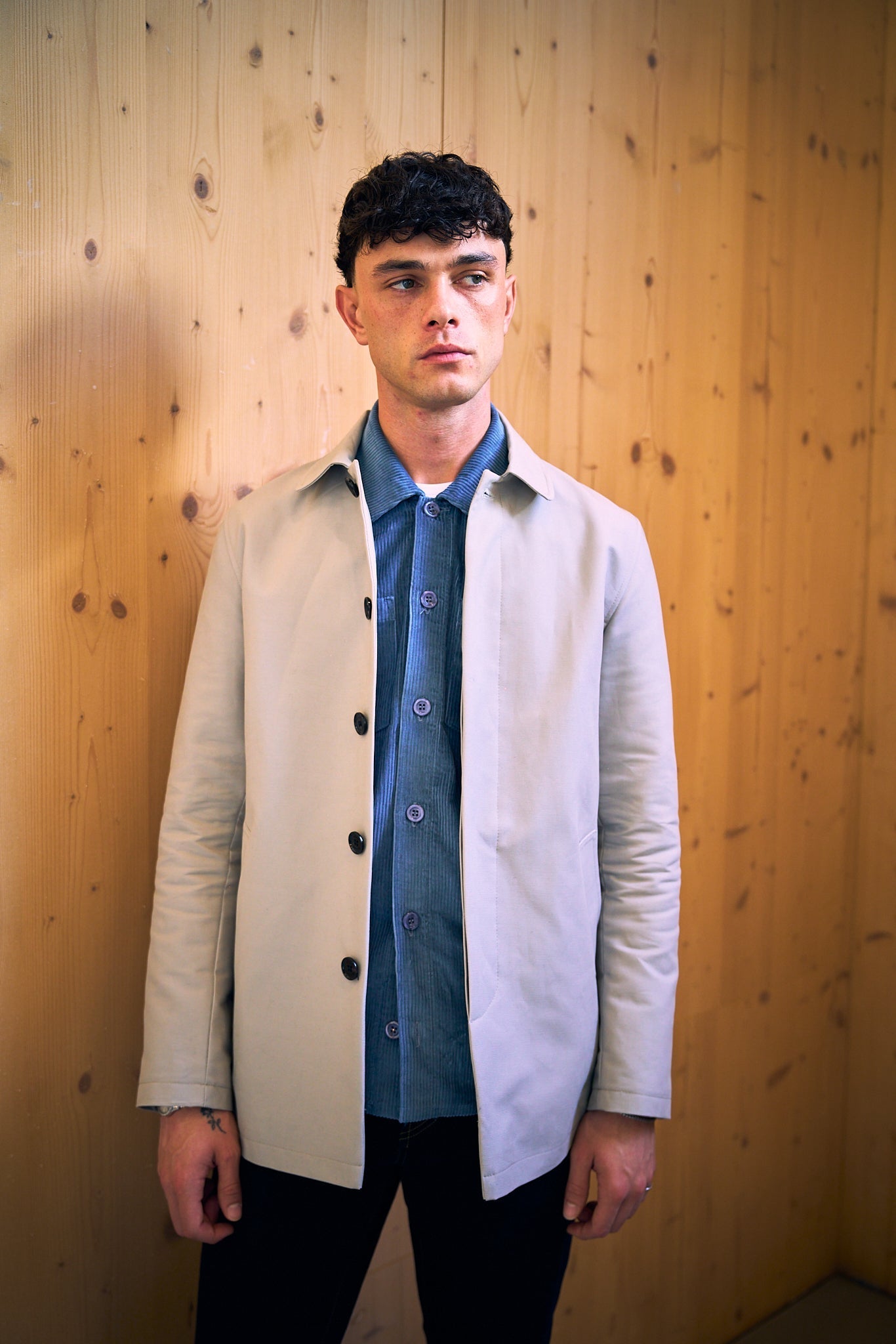 Bank Short Mac Lined  - Putty DX