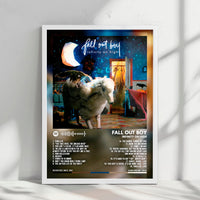 Fall Out Boy "Infinity on High" Album Cover Poster - with Complete Tracklist