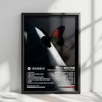 Post Malone "Twelve Carat Toothache (Deluxe)" Album Cover Poster - with Complete Tracklist