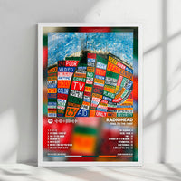 Radiohead "Hail to the Thief" Album Cover Poster - with Complete Tracklist