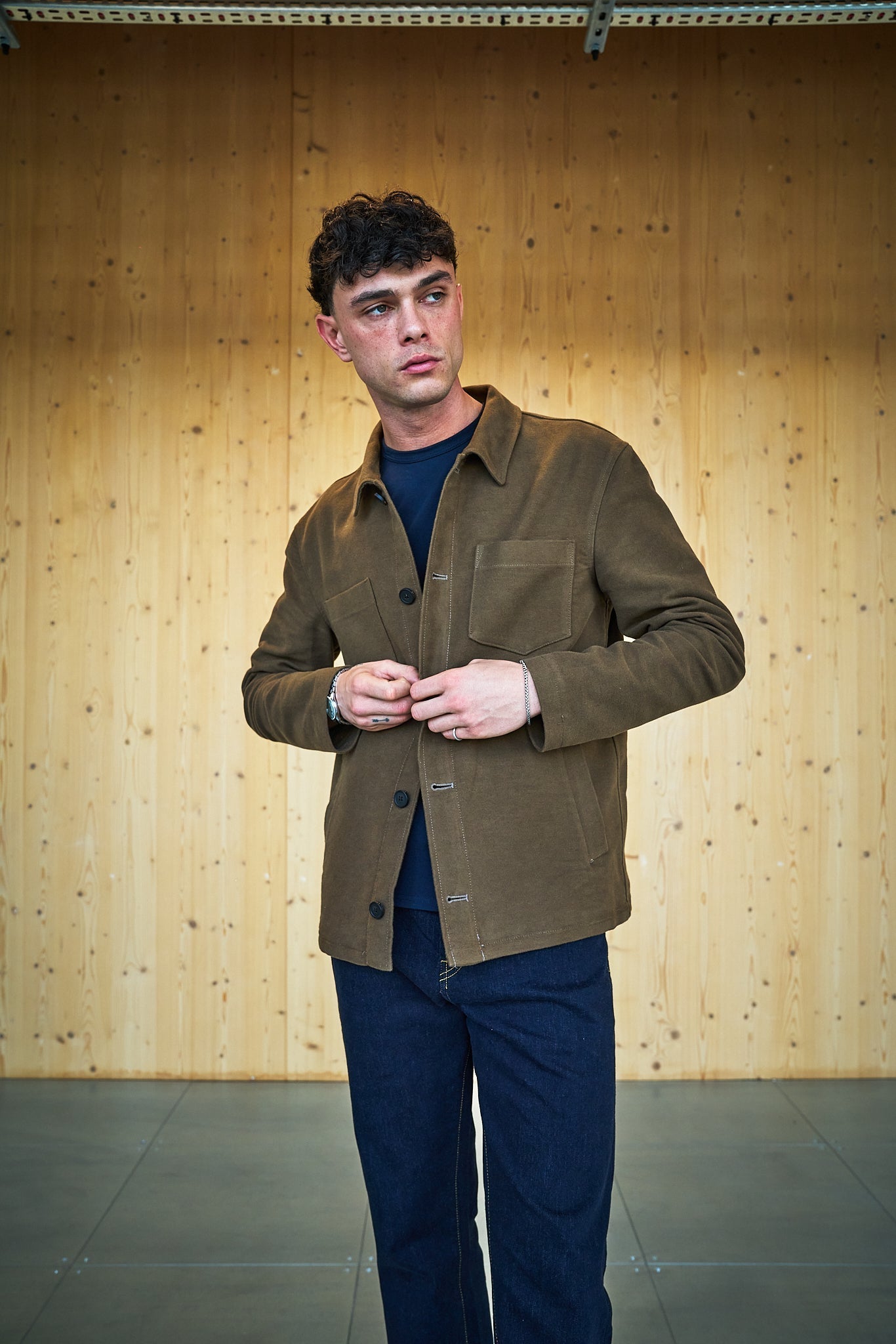 Southend Shacket Unlined - Camel Moleskin