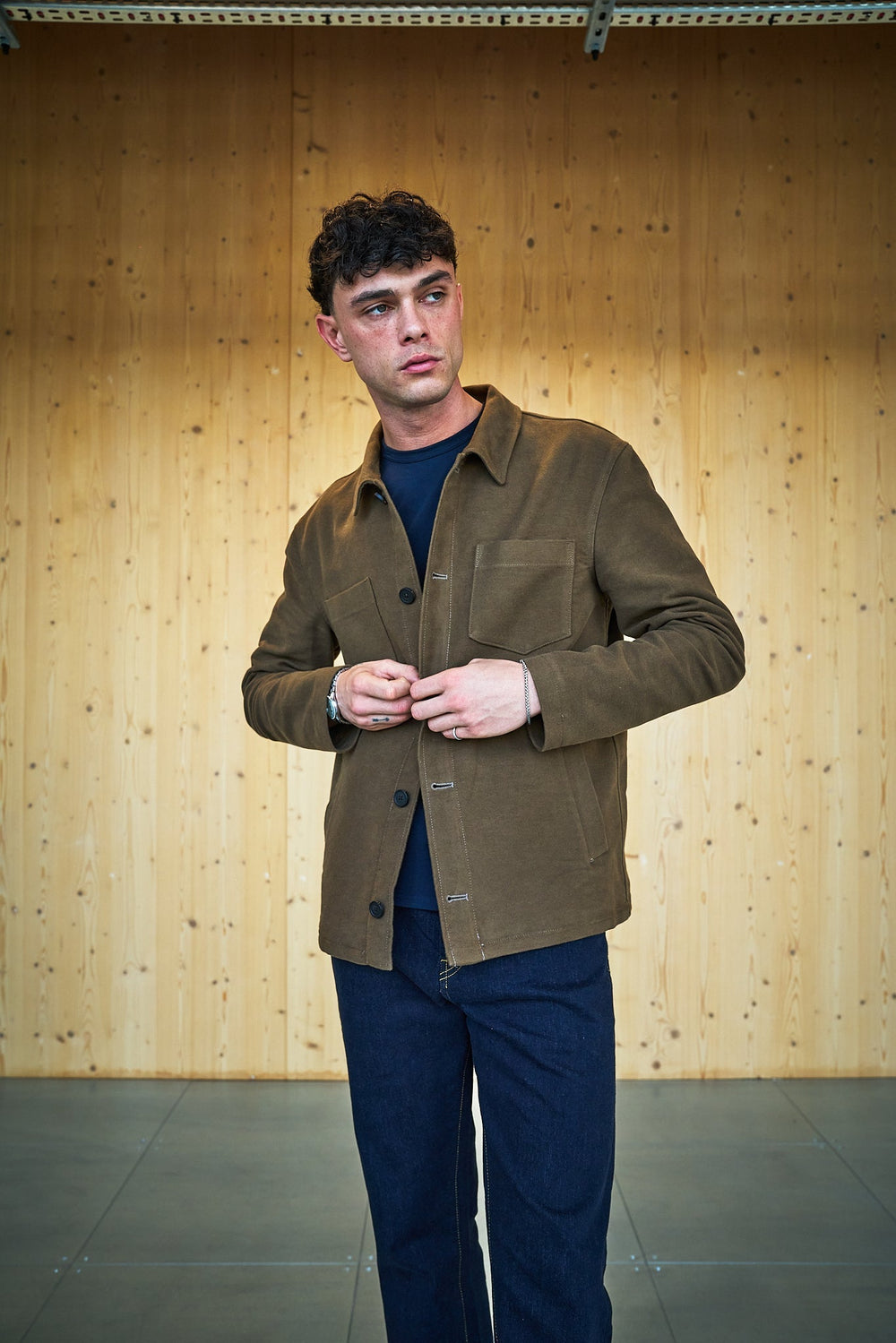Southend Shacket Unlined - Camel Moleskin