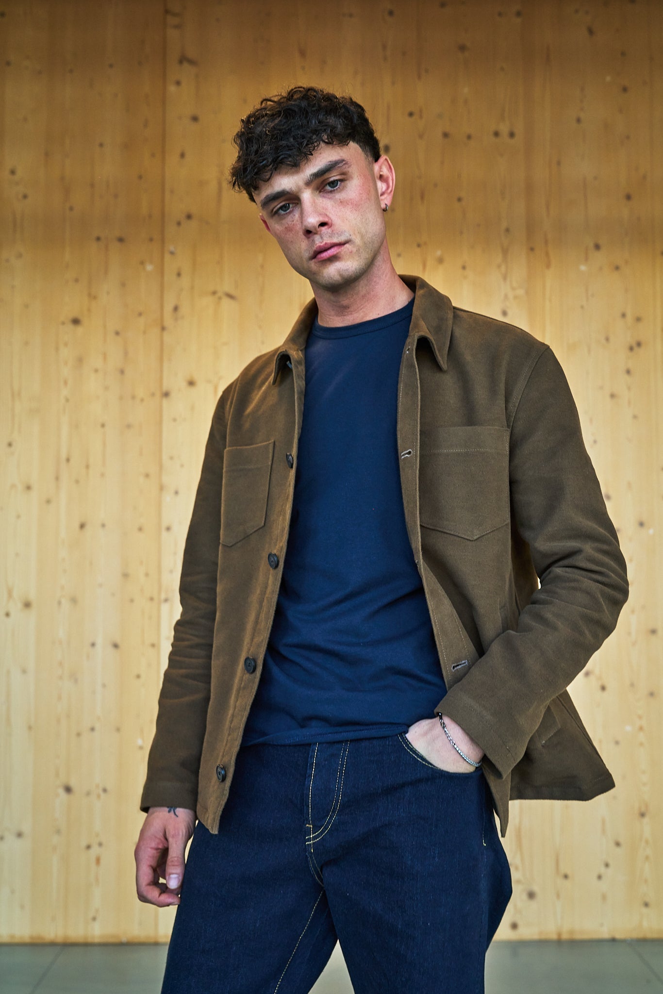Southend Shacket Unlined - Camel Moleskin