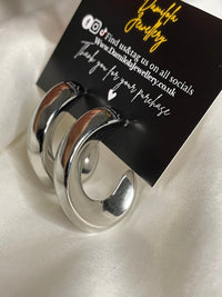 Silver ‘Celine’ Hoops