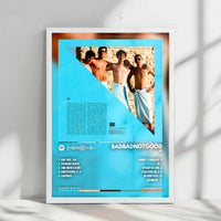 BADBADNOTGOOD "IV" Album Cover Poster - with Complete Tracklist