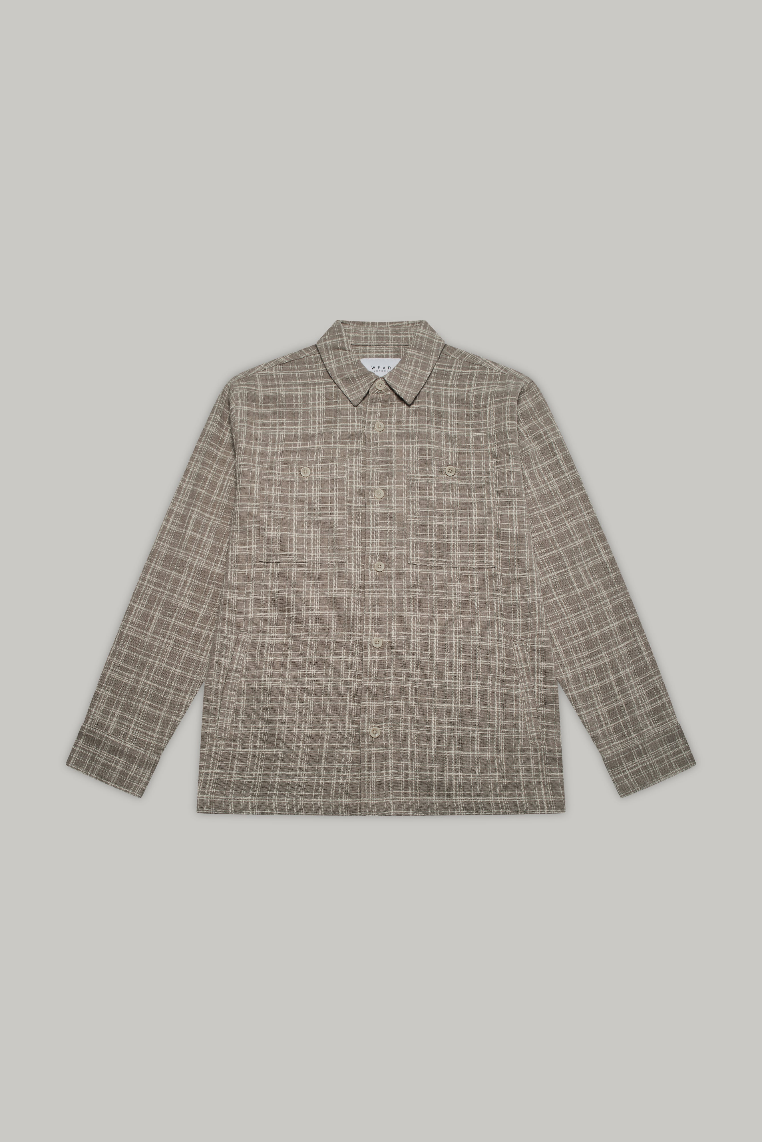 Seaton Overshirt - Stone Ecru