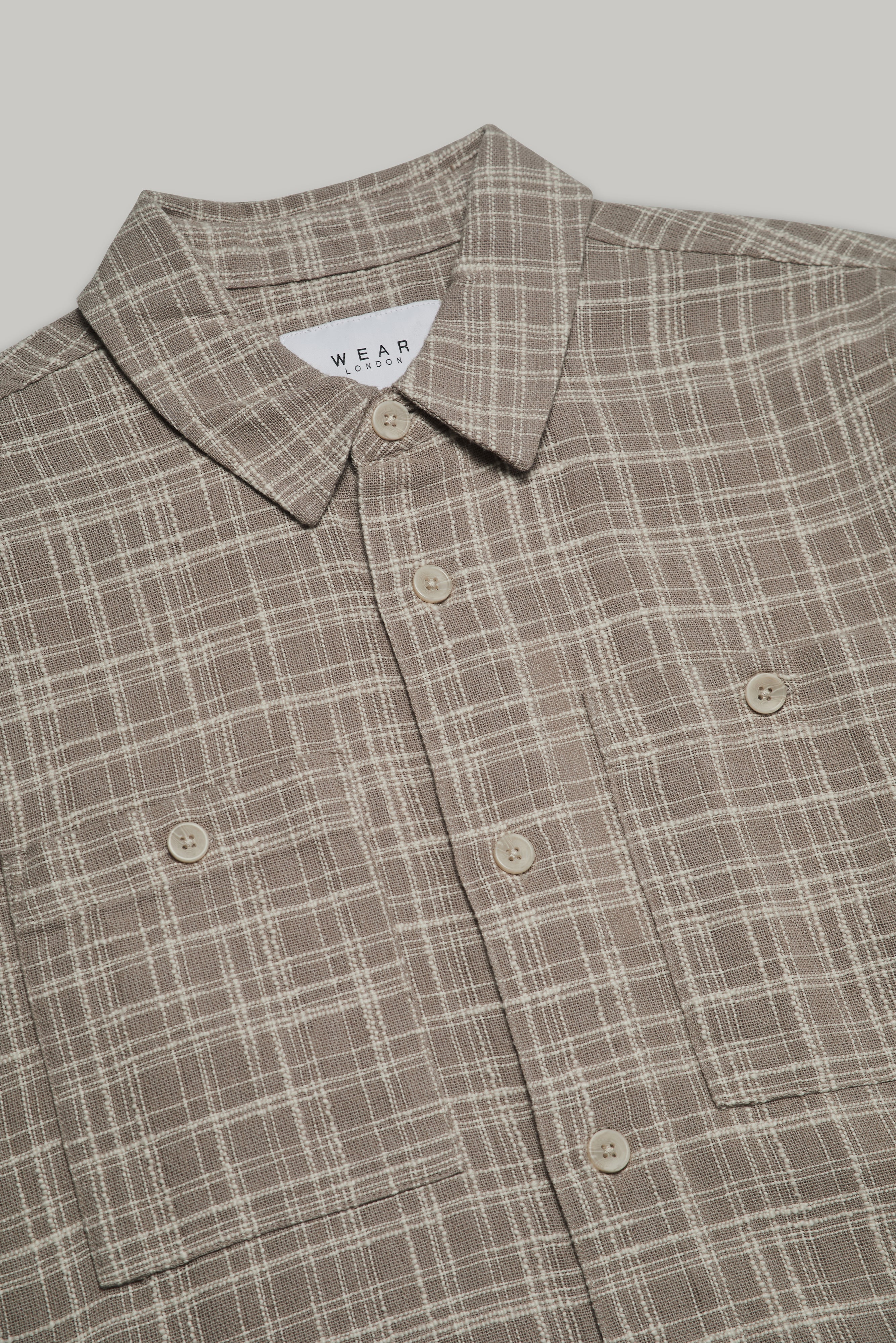 Seaton Overshirt - Stone Ecru