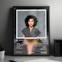 St. Vincent "Marry Me" Album Cover Poster - with Complete Tracklist