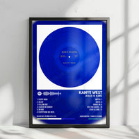 Kanye West "Jesus Is King" Album Cover Poster - with Complete Tracklist