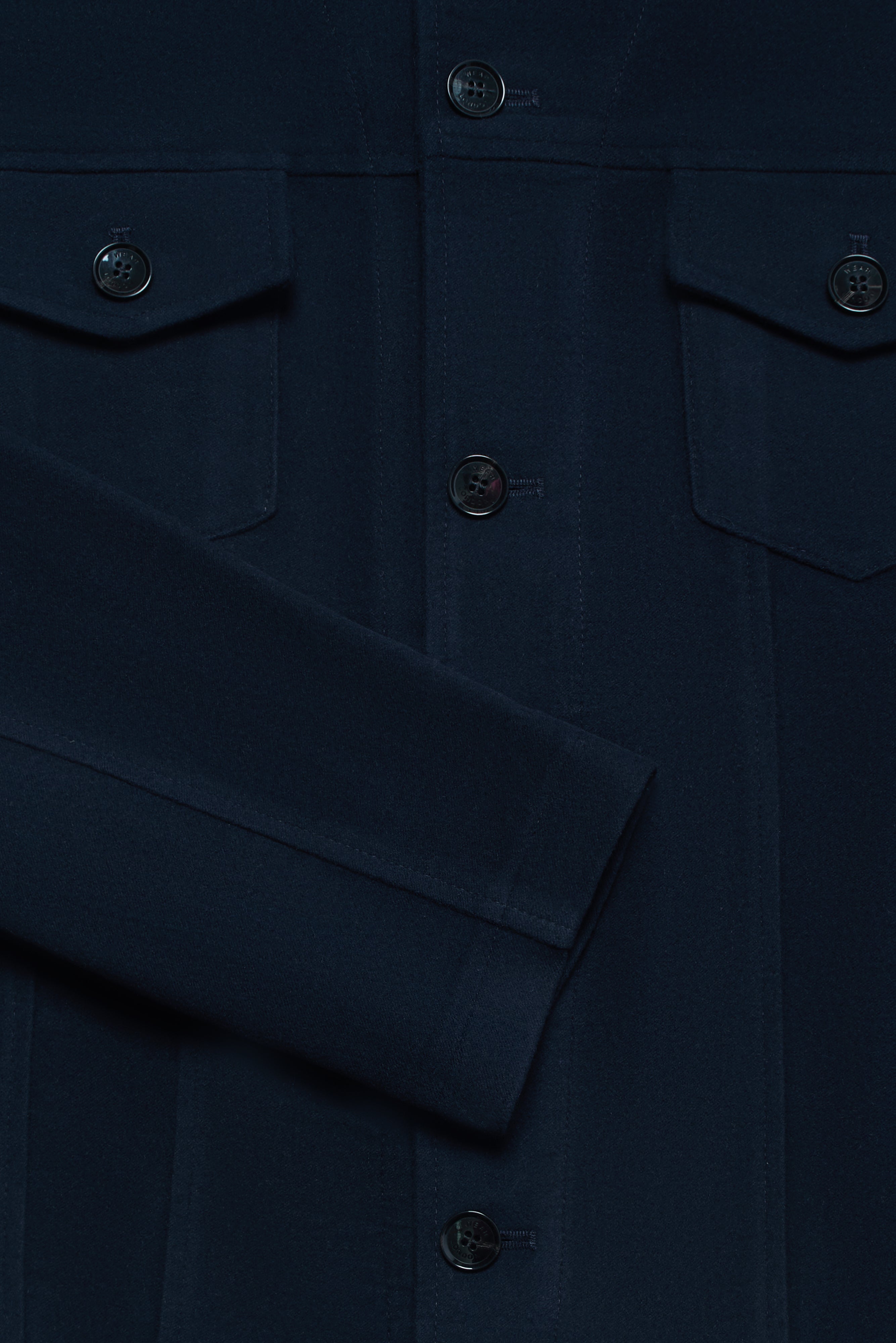 Vinny Western Jacket - Navy Moleskin