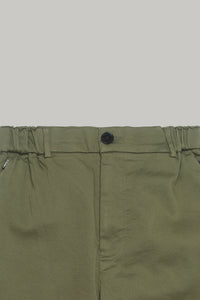 Newington Zip Pockets Joggers - Olive