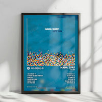 Nada Surf "Let Go" Album Cover Poster - with Complete Tracklist