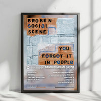 Broken Social Scene "You Forgot It in People" Album Cover Poster - with Complete Tracklist
