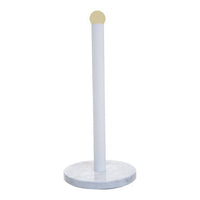 Easton White Marble Effect Kitchen Roll Holder