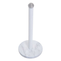 Easton White Marble Effect Stainless Steel Kitchen Roll Holder