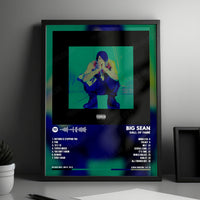 Big Sean "Hall of Fame" Album Cover Poster - with Complete Tracklist