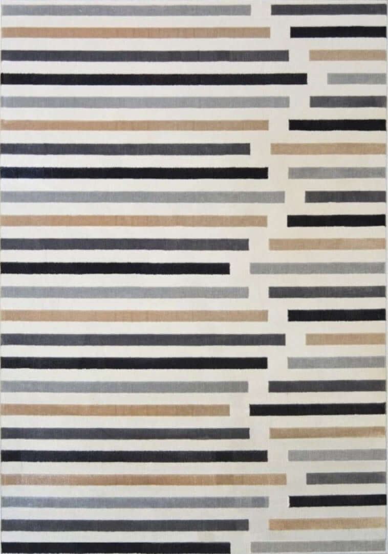 Abstract Multicolour Stripe Rug - Modern Luxury for Your Home