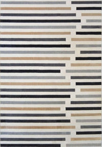 Abstract Multicolour Stripe Rug - Modern Luxury for Your Home