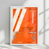 Rammstein "Reise, Reise" Album Cover Poster - with Complete Tracklist