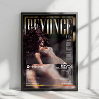 Beyoncé "I Am...World Tour" Album Cover Poster - with Complete Tracklist