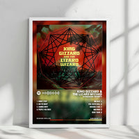 King Gizzard & The Lizard Wizard "Nonagon Infinity" Album Cover Poster - with Complete Tracklist
