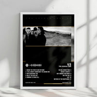U2 "The Joshua Tree" Album Cover Poster - with Complete Tracklist