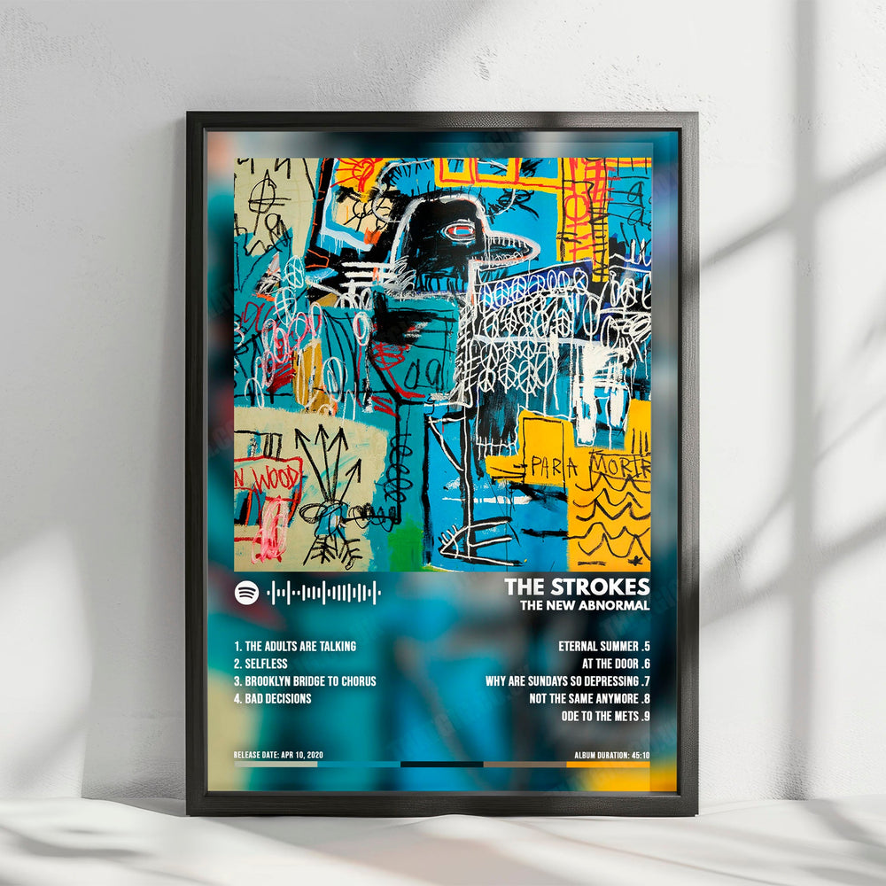 The Strokes "The New Abnormal" Album Cover Poster - with Complete Tracklist