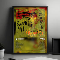 Sum 41 "Chuck  " Album Cover Poster - with Complete Tracklist