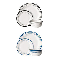 Avie  Saturn 12 Piece Blue Dinner Set