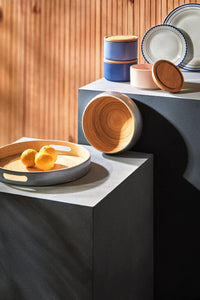 Avie  Saturn 12 Piece Blue Dinner Set