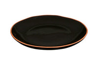 Calisto Terracotta Black Glazed Dinner Plate