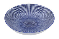 Maya 12 Piece Blue And White Dinner Set