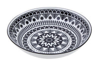 Maya 12 Piece Black And White Dinner Set