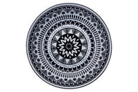 Maya 12 Piece Black And White Dinner Set