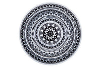 Maya 12 Piece Black And White Dinner Set