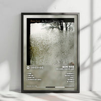 Bon Iver "For Emma, Forever Ago" Album Cover Poster - with Complete Tracklist