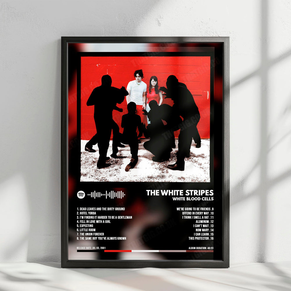 The White Stripes "White Blood Cells" Album Cover Poster - with Complete Tracklist
